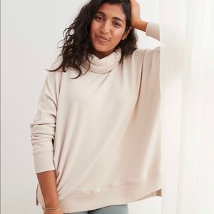 Aerie Sunday Soft Turtleneck Sweatshirt- NWT